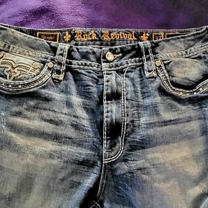 Rock Revival Womens Yandel Jeweled Jean's